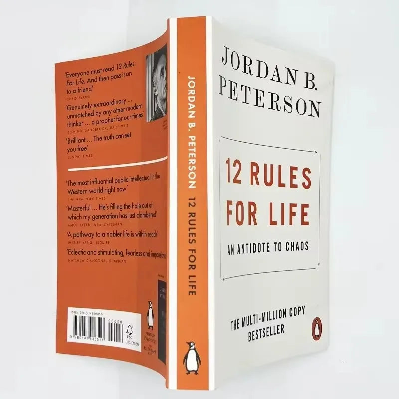 2 Books 12 Rules for Life/beyond Order By Jordan B. Peterson in English Paperback Book